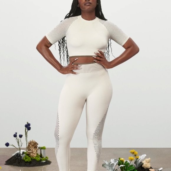 Ivy Park x Adidas Seamless Crop Top and High Waist Leggings
